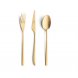 Foto 0: Faqueiro 130 pe�as ICON Dourado Escovado Cutipol
