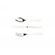 Foto 2: Faqueiro 130 pe�as Baguette curve Belo Inox