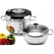Foto 1: Panela Press�o Luna Artame 10 L A�o inox Fundo termico + Tampa de vidro