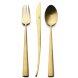 Foto 1: Faqueiro 24 pe�as DUNA DOURADO Cutipol