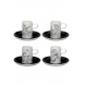 Foto 0: Conjunto 4 Ch�venas caf� Fado Vista Alegre 